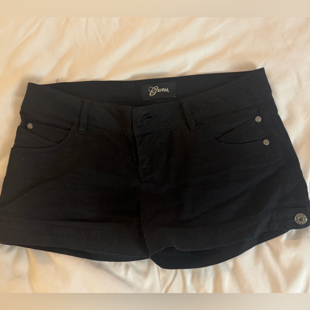 Guess Black Shorts Size 28 Stretchy